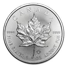 Stbrn investin mince Kanadsk Maple Leaf, 1 oz